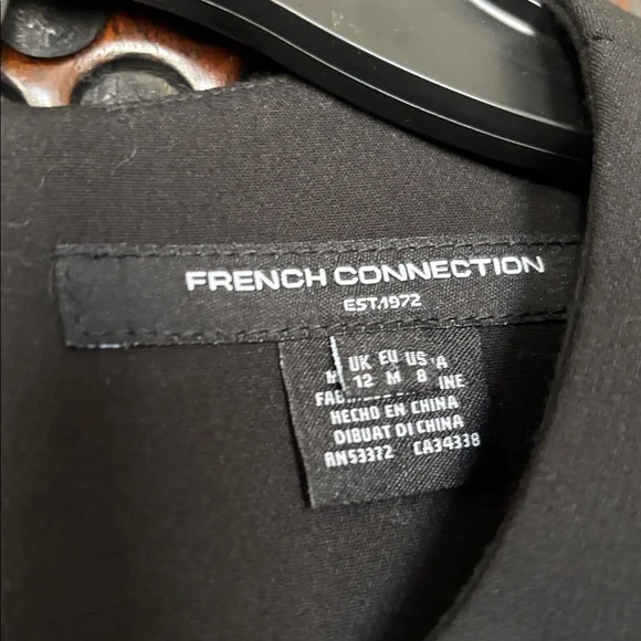French Connection Azra black dress 8 - Picture 3 of 4